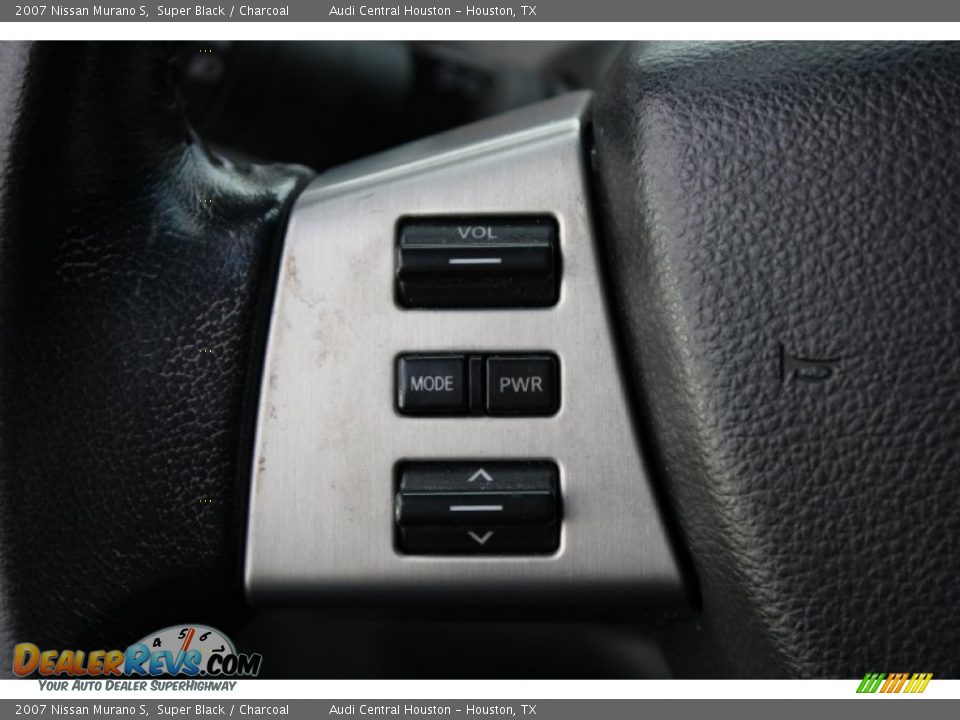 2007 Nissan Murano S Super Black / Charcoal Photo #19