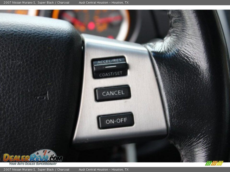 2007 Nissan Murano S Super Black / Charcoal Photo #20