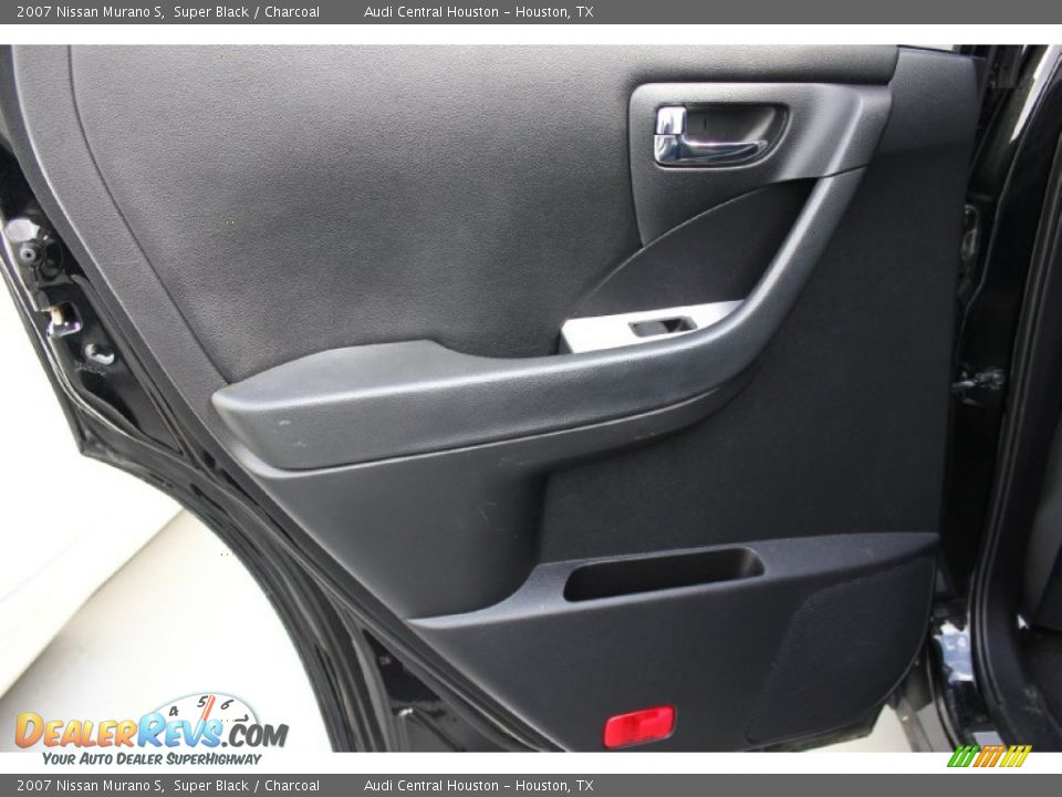 2007 Nissan Murano S Super Black / Charcoal Photo #21