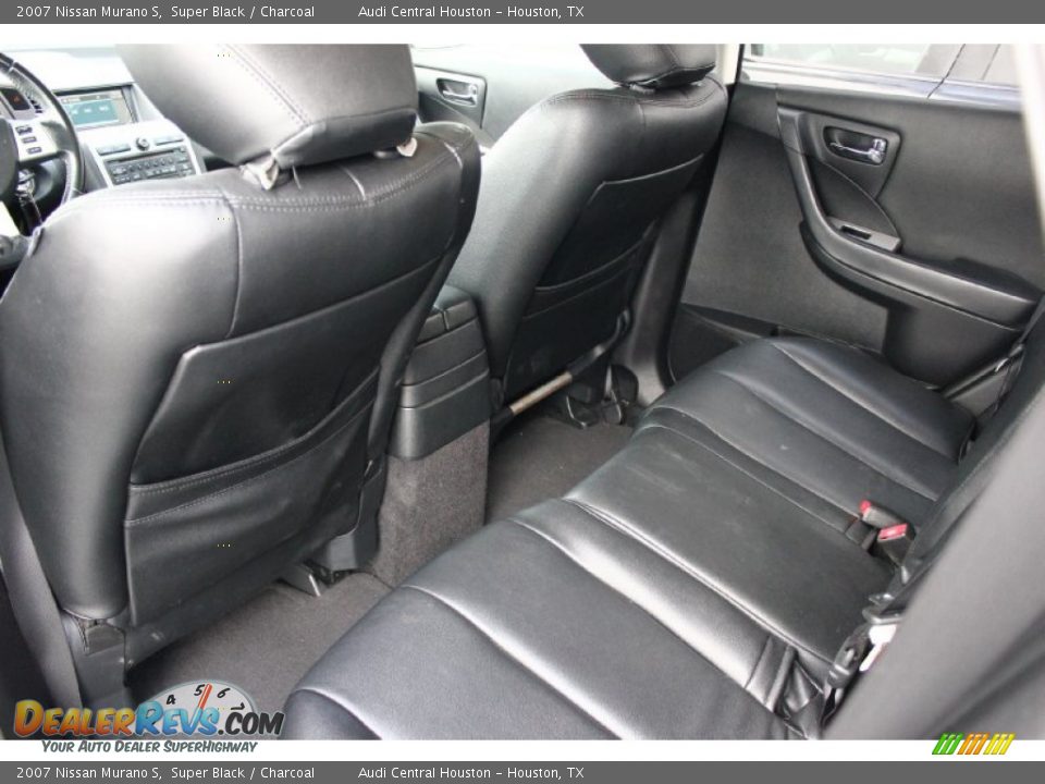 2007 Nissan Murano S Super Black / Charcoal Photo #22