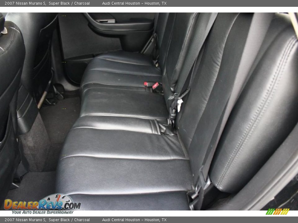 2007 Nissan Murano S Super Black / Charcoal Photo #23