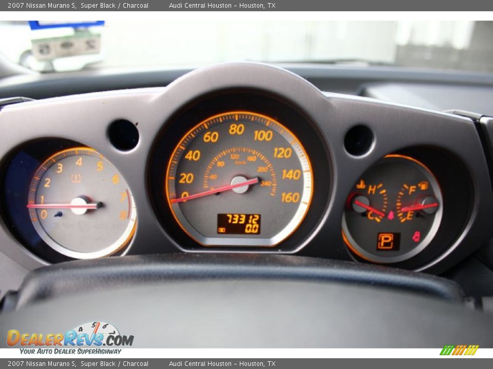 2007 Nissan Murano S Super Black / Charcoal Photo #26