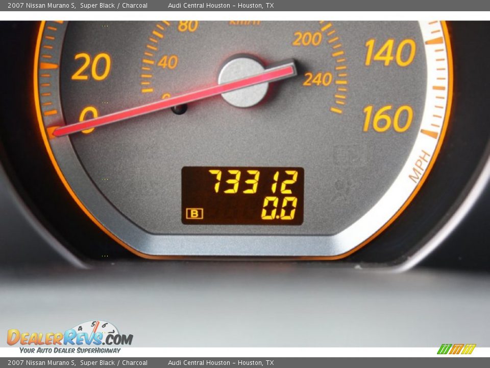 2007 Nissan Murano S Super Black / Charcoal Photo #27