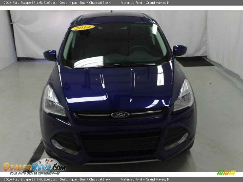 2014 Ford Escape SE 1.6L EcoBoost Deep Impact Blue / Charcoal Black Photo #3