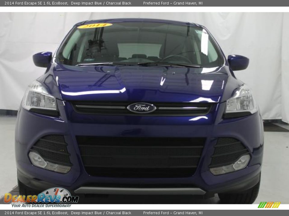 2014 Ford Escape SE 1.6L EcoBoost Deep Impact Blue / Charcoal Black Photo #4