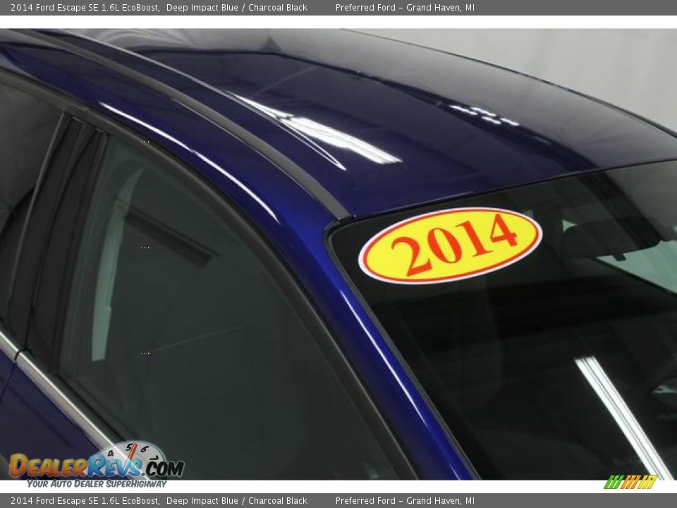 2014 Ford Escape SE 1.6L EcoBoost Deep Impact Blue / Charcoal Black Photo #6