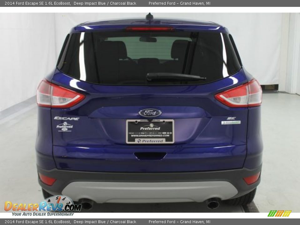 2014 Ford Escape SE 1.6L EcoBoost Deep Impact Blue / Charcoal Black Photo #8