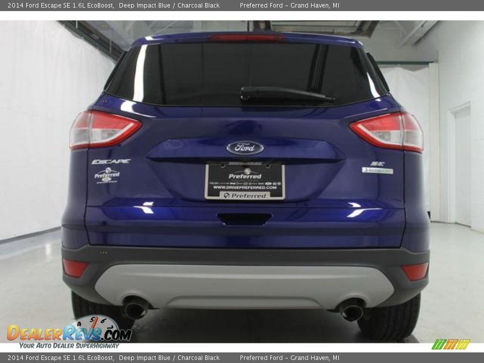 2014 Ford Escape SE 1.6L EcoBoost Deep Impact Blue / Charcoal Black Photo #9