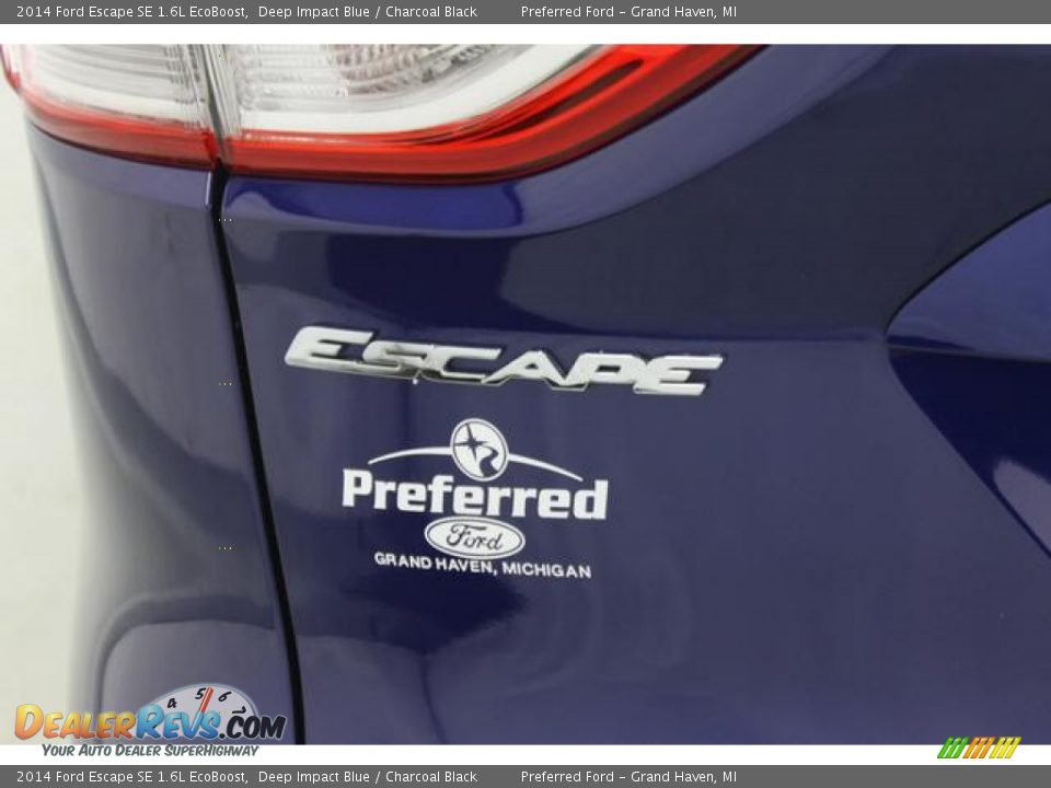 2014 Ford Escape SE 1.6L EcoBoost Deep Impact Blue / Charcoal Black Photo #10