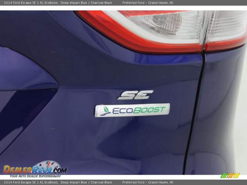 2014 Ford Escape SE 1.6L EcoBoost Deep Impact Blue / Charcoal Black Photo #11