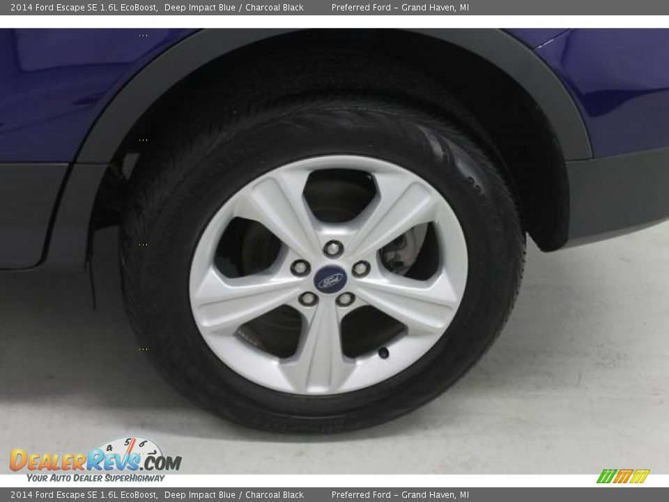 2014 Ford Escape SE 1.6L EcoBoost Deep Impact Blue / Charcoal Black Photo #18