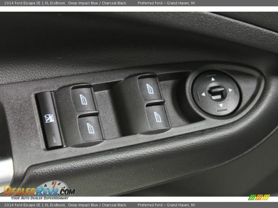 2014 Ford Escape SE 1.6L EcoBoost Deep Impact Blue / Charcoal Black Photo #35