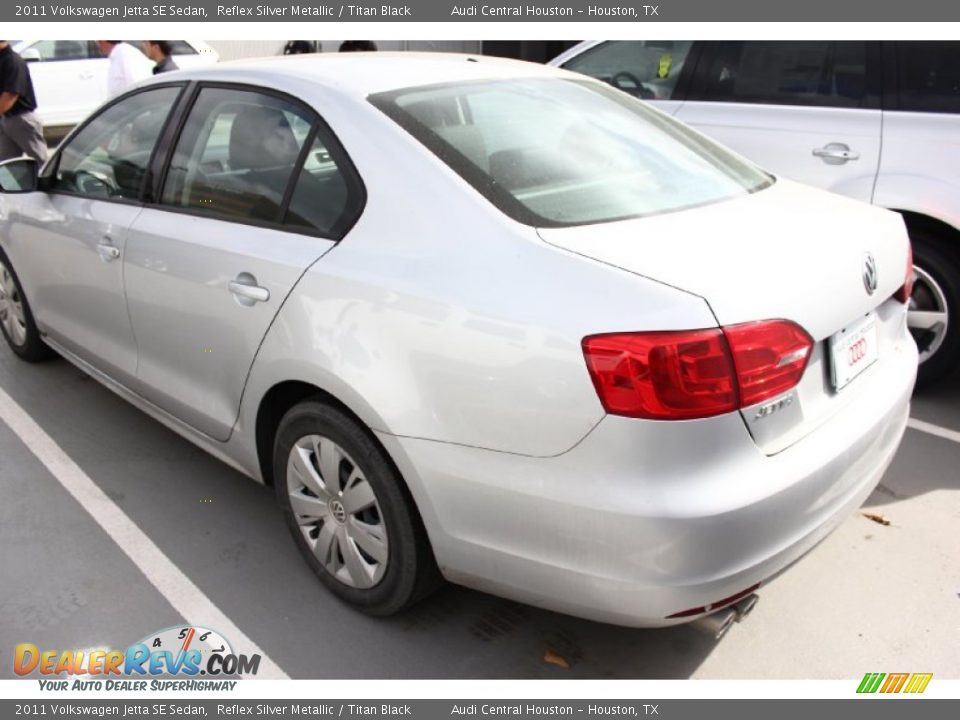 2011 Volkswagen Jetta SE Sedan Reflex Silver Metallic / Titan Black Photo #5