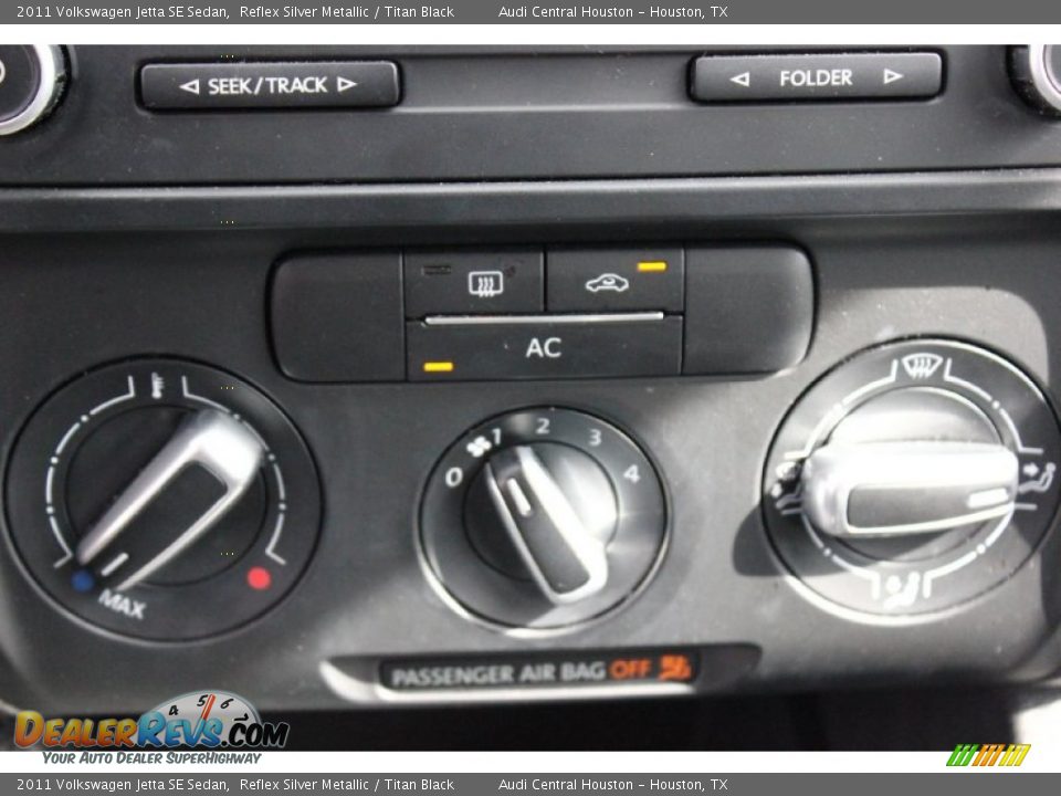 2011 Volkswagen Jetta SE Sedan Reflex Silver Metallic / Titan Black Photo #15