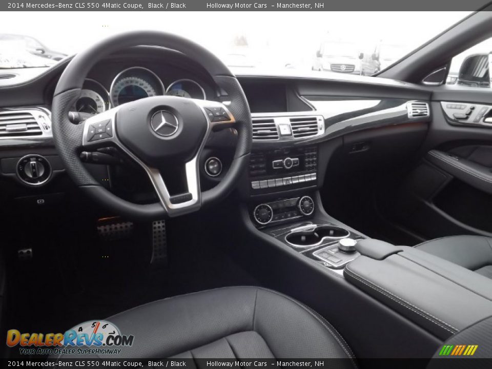 Black Interior - 2014 Mercedes-Benz CLS 550 4Matic Coupe Photo #7