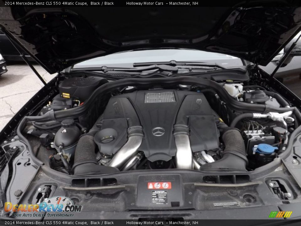 2014 Mercedes-Benz CLS 550 4Matic Coupe 4.6 Liter Twin-Turbocharged DOHC 32-Valve VVT V8 Engine Photo #18