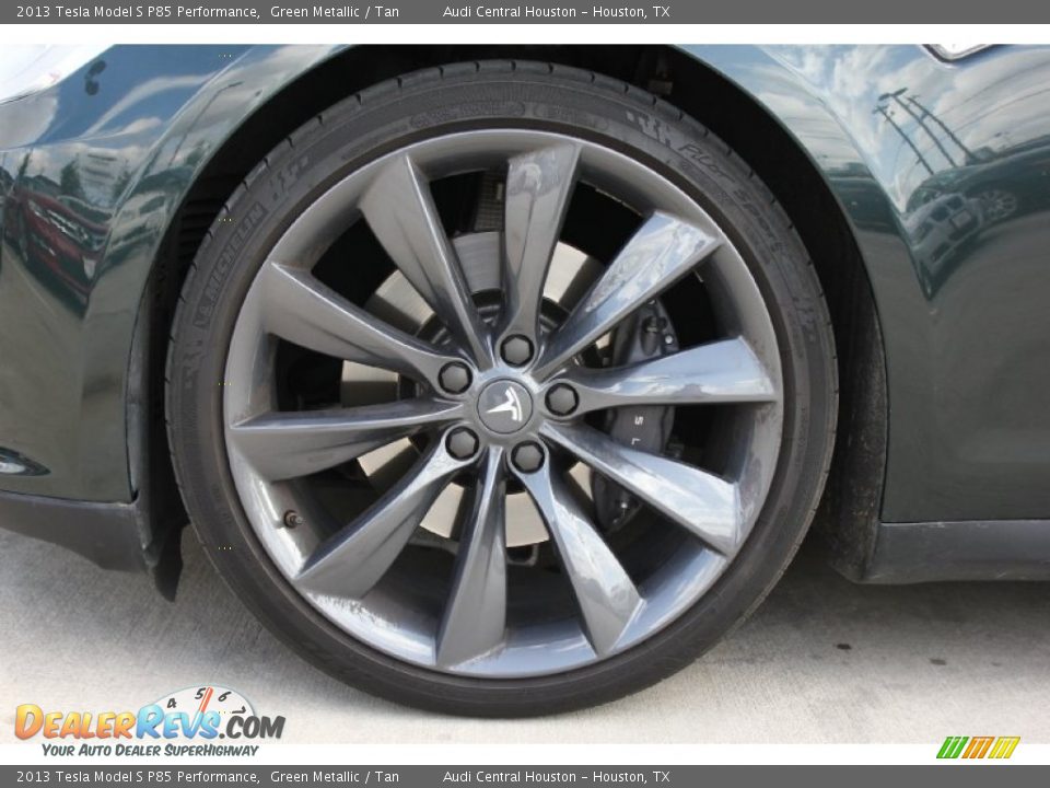 2013 Tesla Model S P85 Performance Wheel Photo #4