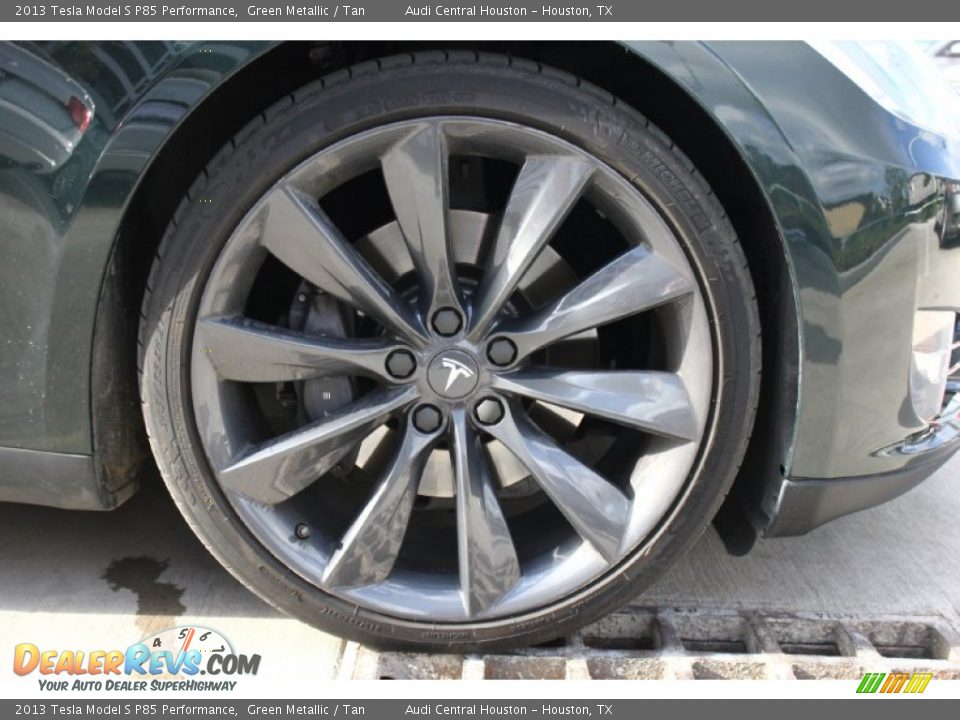 2013 Tesla Model S P85 Performance Wheel Photo #11