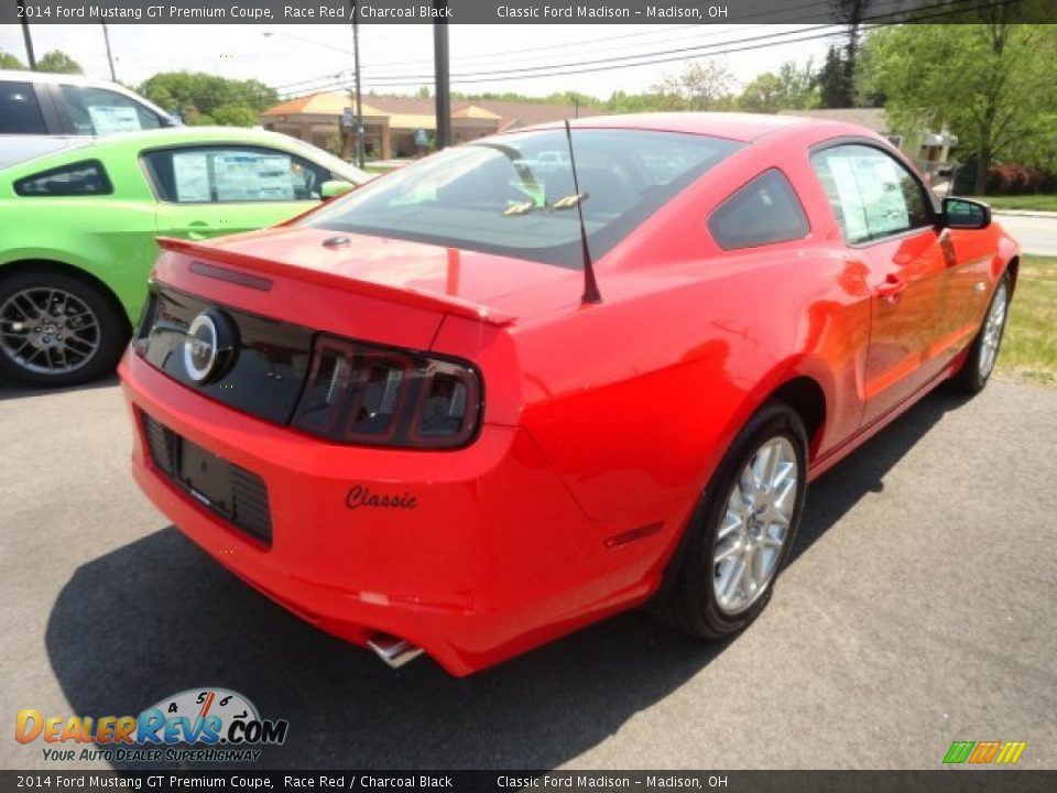 2014 Ford Mustang GT Premium Coupe Race Red / Charcoal Black Photo #2