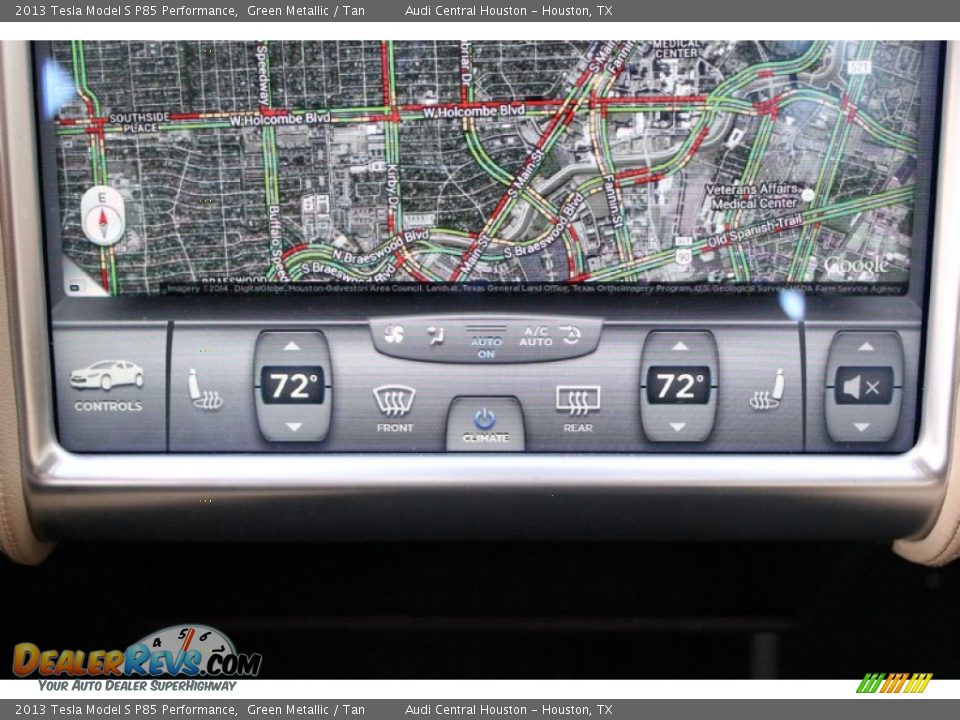 Controls of 2013 Tesla Model S P85 Performance Photo #21