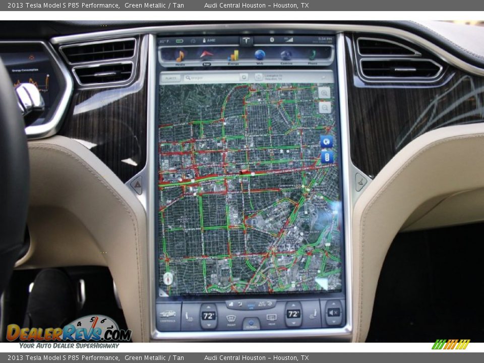Navigation of 2013 Tesla Model S P85 Performance Photo #22