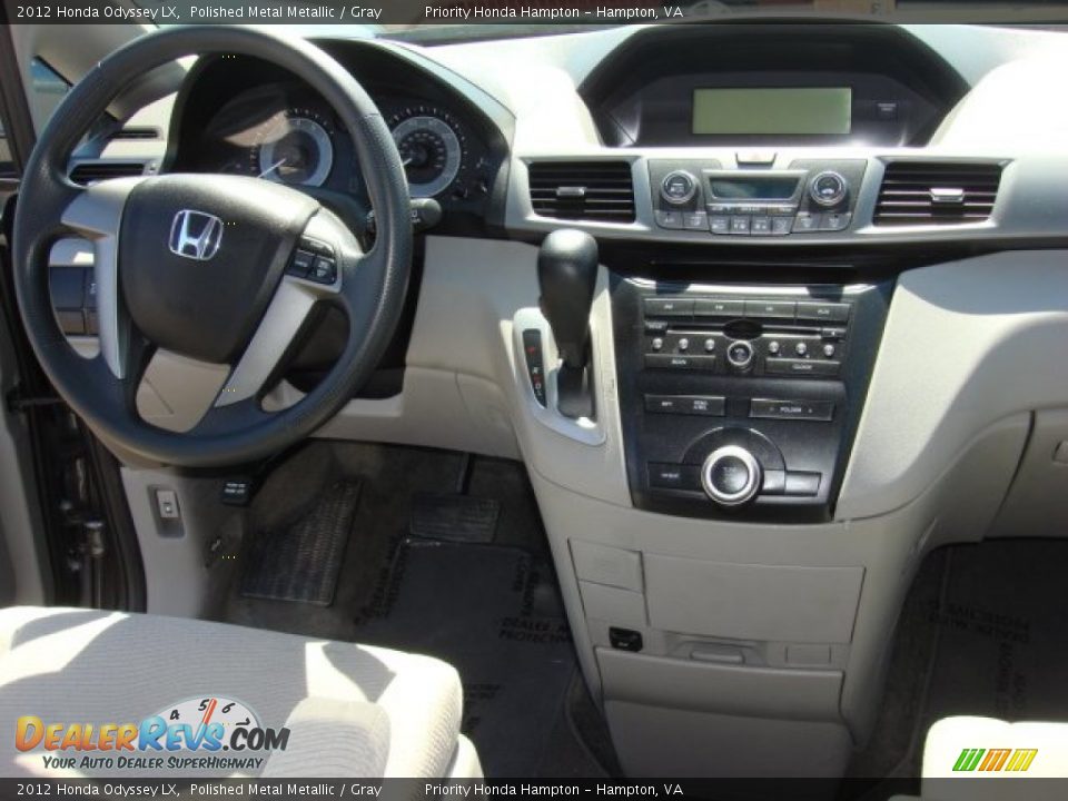 2012 Honda Odyssey LX Polished Metal Metallic / Gray Photo #17