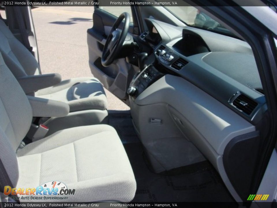 2012 Honda Odyssey LX Polished Metal Metallic / Gray Photo #18