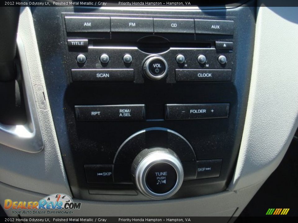 2012 Honda Odyssey LX Polished Metal Metallic / Gray Photo #22