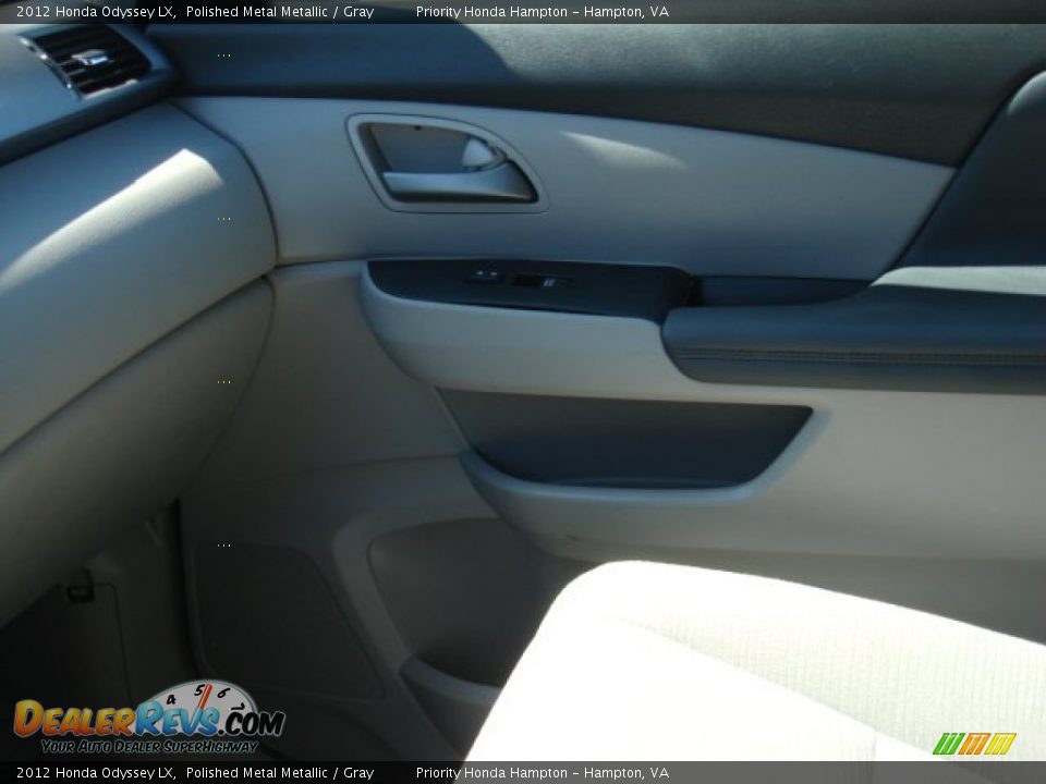 2012 Honda Odyssey LX Polished Metal Metallic / Gray Photo #24