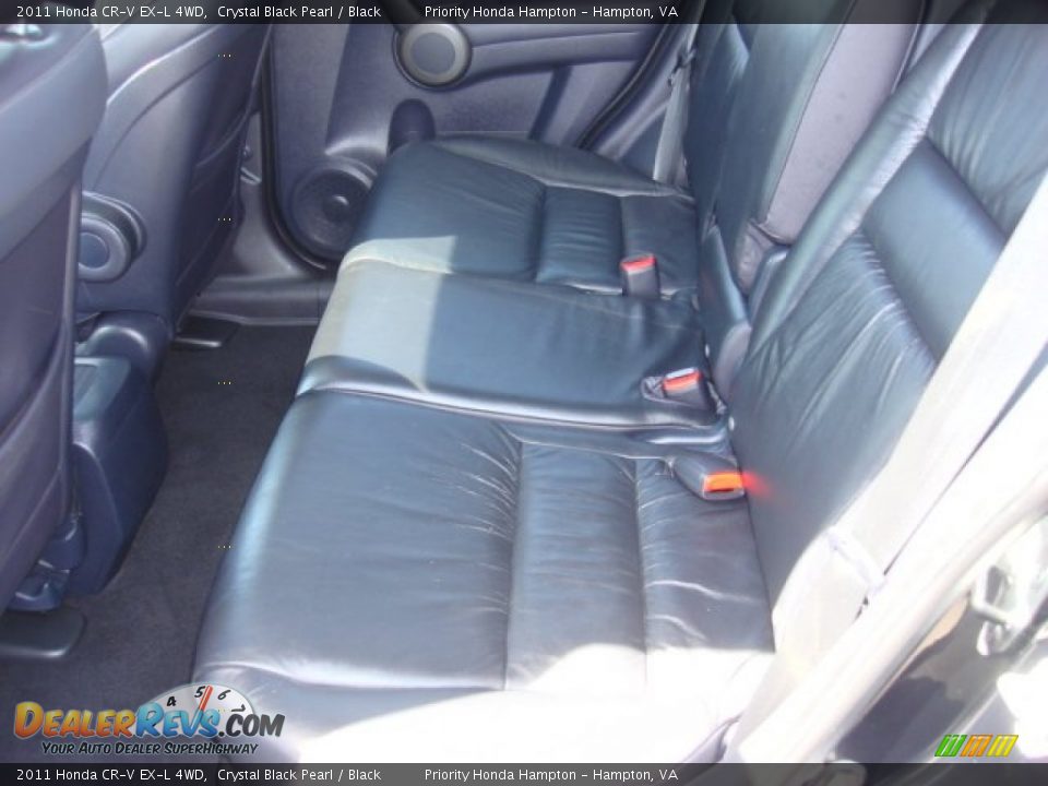 2011 Honda CR-V EX-L 4WD Crystal Black Pearl / Black Photo #11