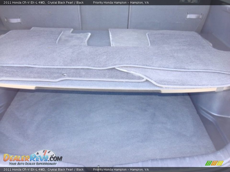 2011 Honda CR-V EX-L 4WD Crystal Black Pearl / Black Photo #12