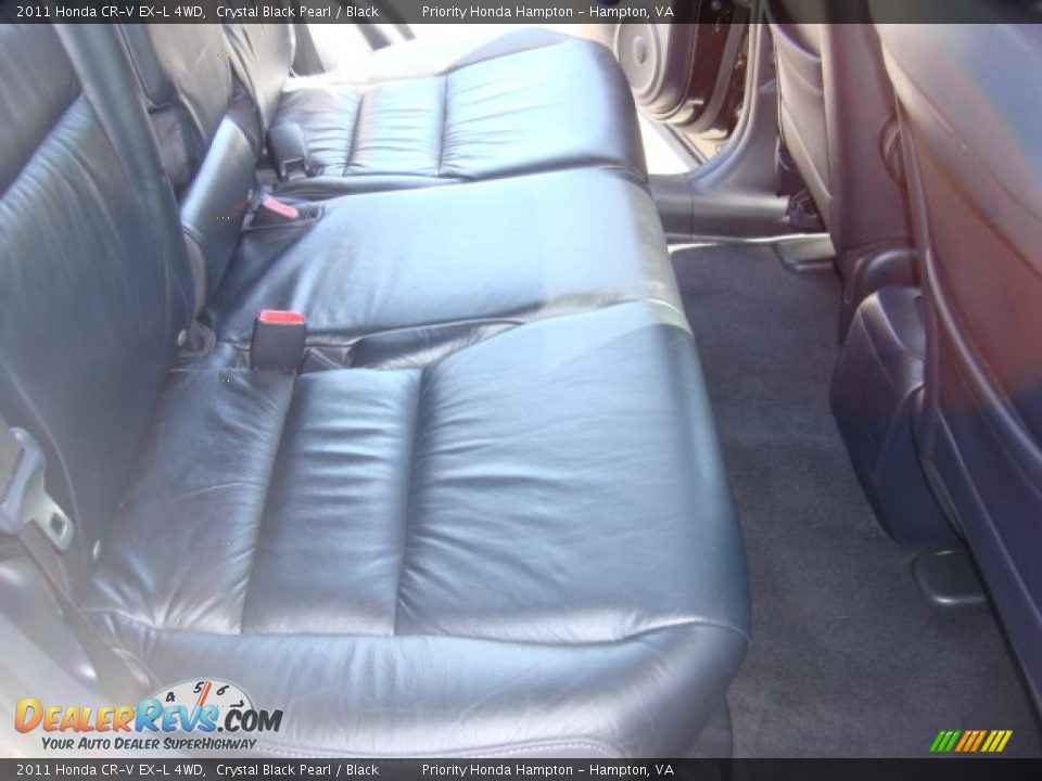 2011 Honda CR-V EX-L 4WD Crystal Black Pearl / Black Photo #13