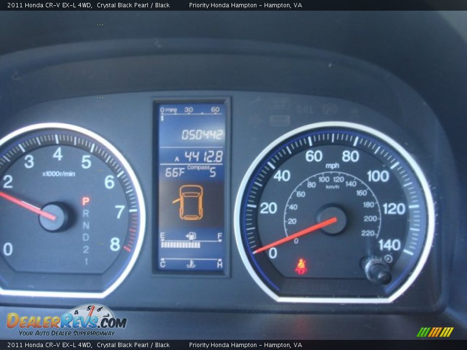 2011 Honda CR-V EX-L 4WD Crystal Black Pearl / Black Photo #18