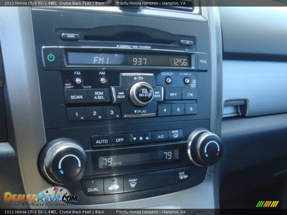 2011 Honda CR-V EX-L 4WD Crystal Black Pearl / Black Photo #19