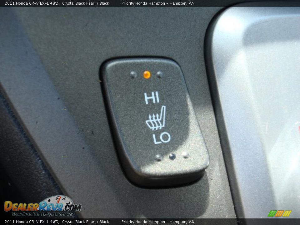 2011 Honda CR-V EX-L 4WD Crystal Black Pearl / Black Photo #20