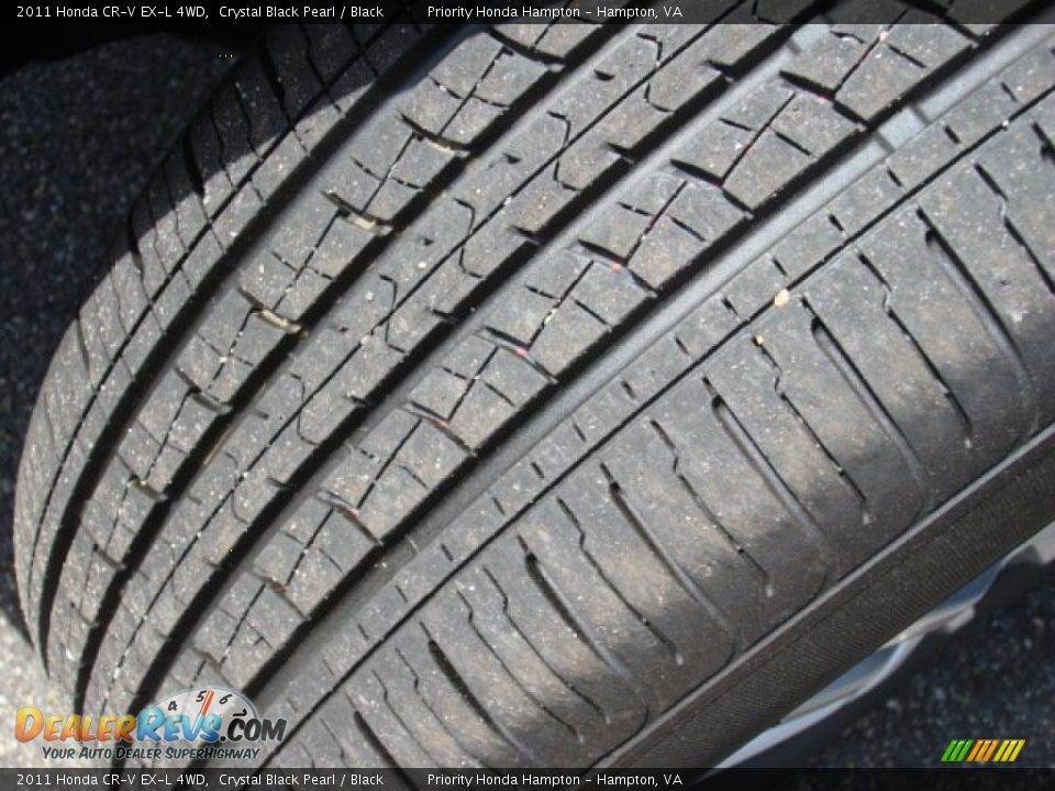 2011 Honda CR-V EX-L 4WD Crystal Black Pearl / Black Photo #26