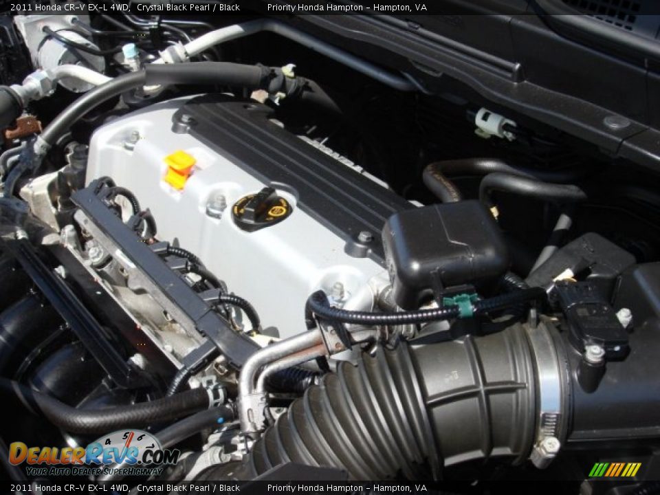 2011 Honda CR-V EX-L 4WD Crystal Black Pearl / Black Photo #27