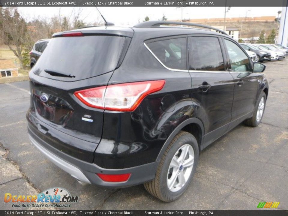 2014 Ford Escape SE 1.6L EcoBoost 4WD Tuxedo Black / Charcoal Black Photo #2