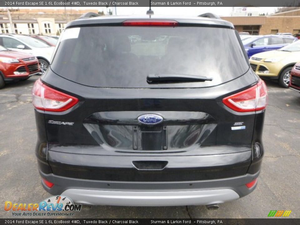 2014 Ford Escape SE 1.6L EcoBoost 4WD Tuxedo Black / Charcoal Black Photo #3