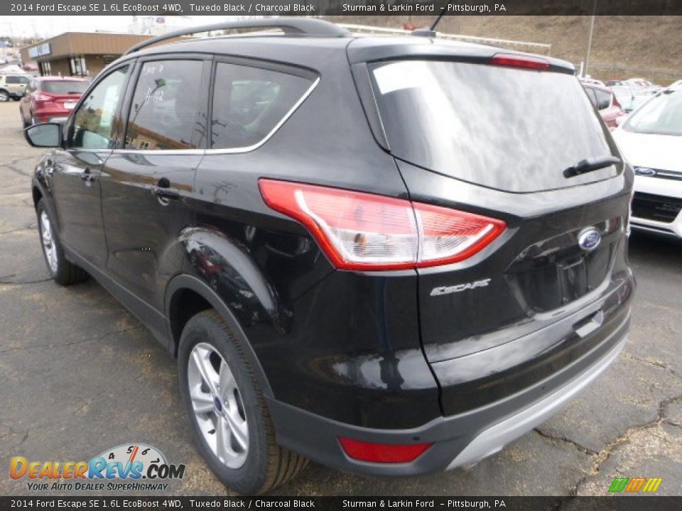 2014 Ford Escape SE 1.6L EcoBoost 4WD Tuxedo Black / Charcoal Black Photo #4