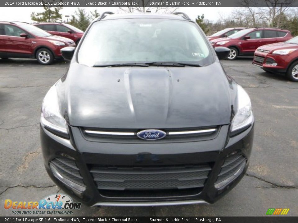 2014 Ford Escape SE 1.6L EcoBoost 4WD Tuxedo Black / Charcoal Black Photo #6