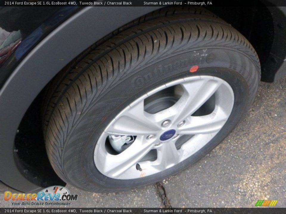 2014 Ford Escape SE 1.6L EcoBoost 4WD Tuxedo Black / Charcoal Black Photo #7