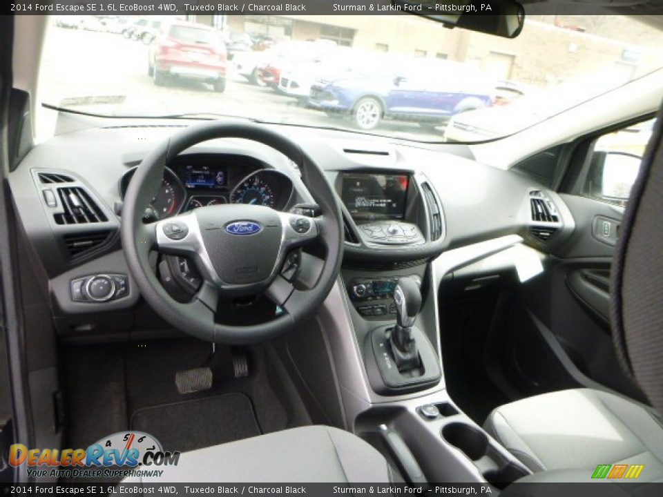 2014 Ford Escape SE 1.6L EcoBoost 4WD Tuxedo Black / Charcoal Black Photo #10