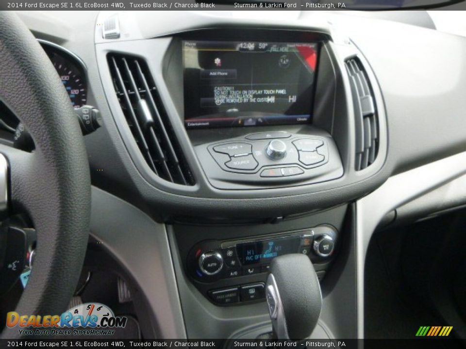 2014 Ford Escape SE 1.6L EcoBoost 4WD Tuxedo Black / Charcoal Black Photo #13