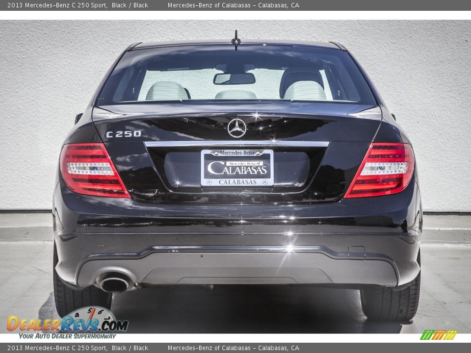 2013 Mercedes-Benz C 250 Sport Black / Black Photo #3