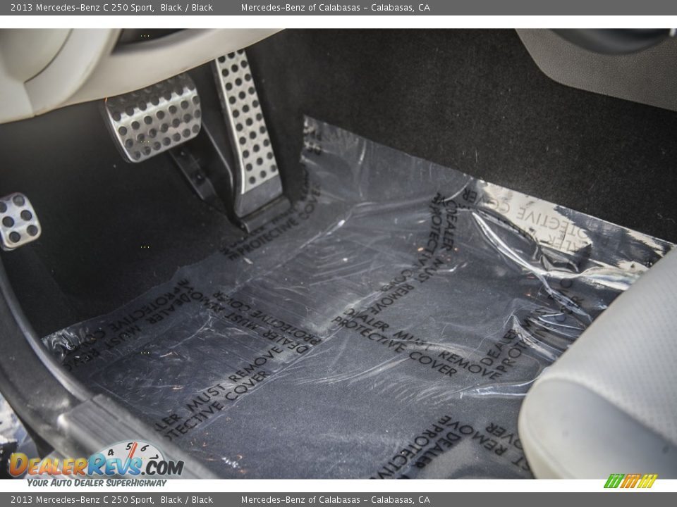 2013 Mercedes-Benz C 250 Sport Black / Black Photo #6