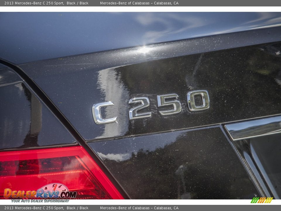 2013 Mercedes-Benz C 250 Sport Black / Black Photo #7