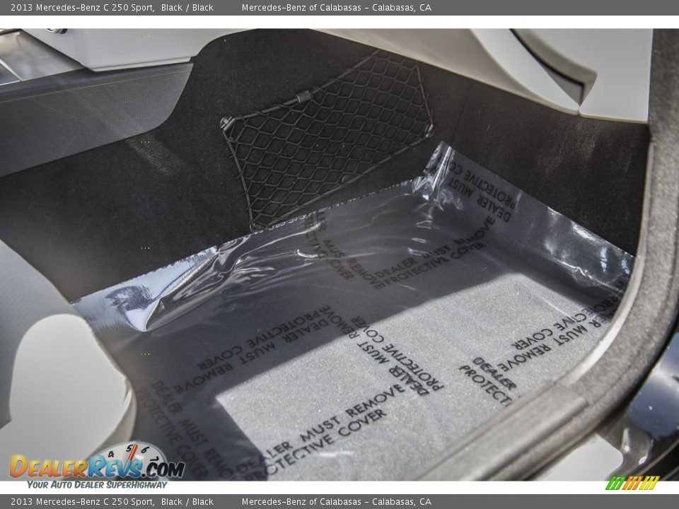 2013 Mercedes-Benz C 250 Sport Black / Black Photo #23