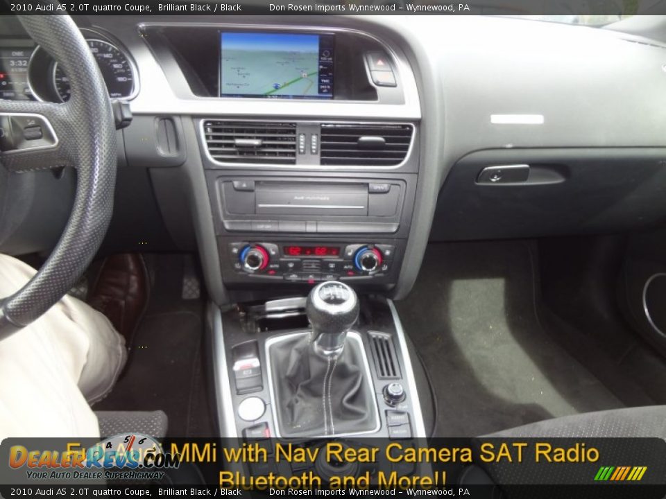 2010 Audi A5 2.0T quattro Coupe Brilliant Black / Black Photo #5