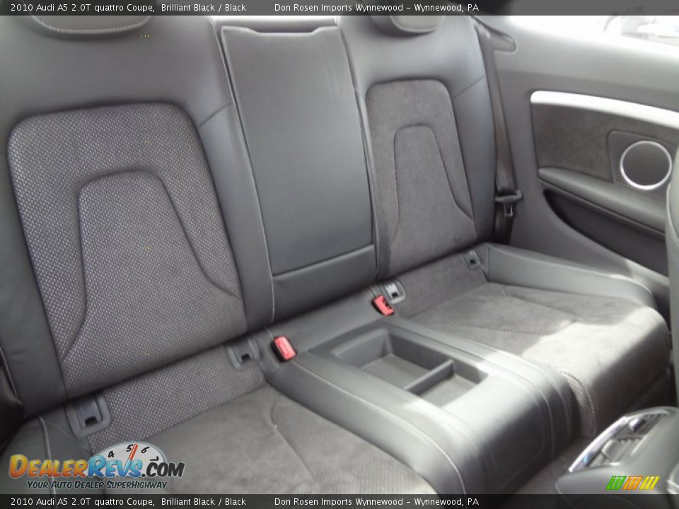 2010 Audi A5 2.0T quattro Coupe Brilliant Black / Black Photo #13